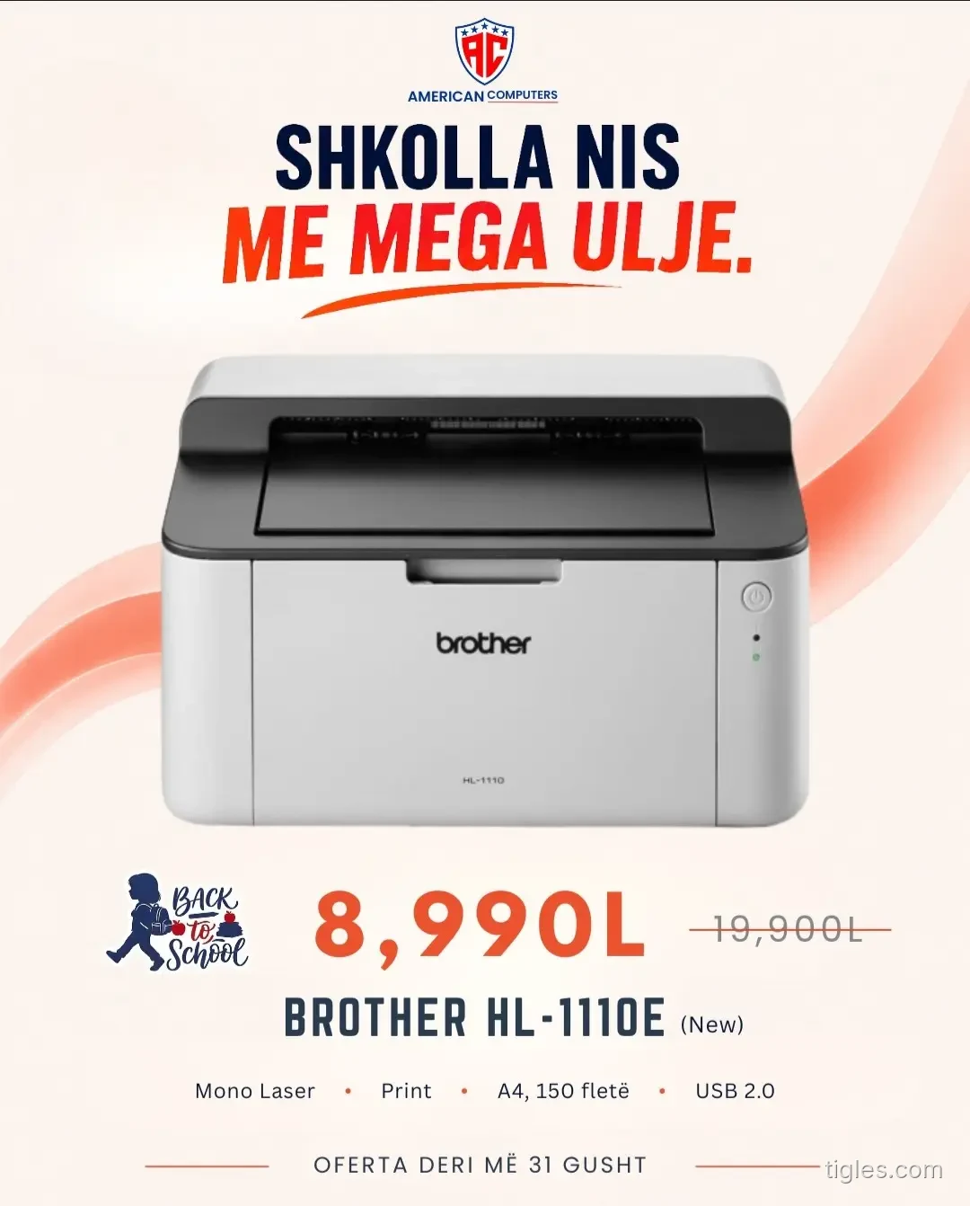 Brother HL-1110E (I ri / New)